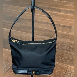 Salvatore Ferragamo Black Nylon Small Handbag